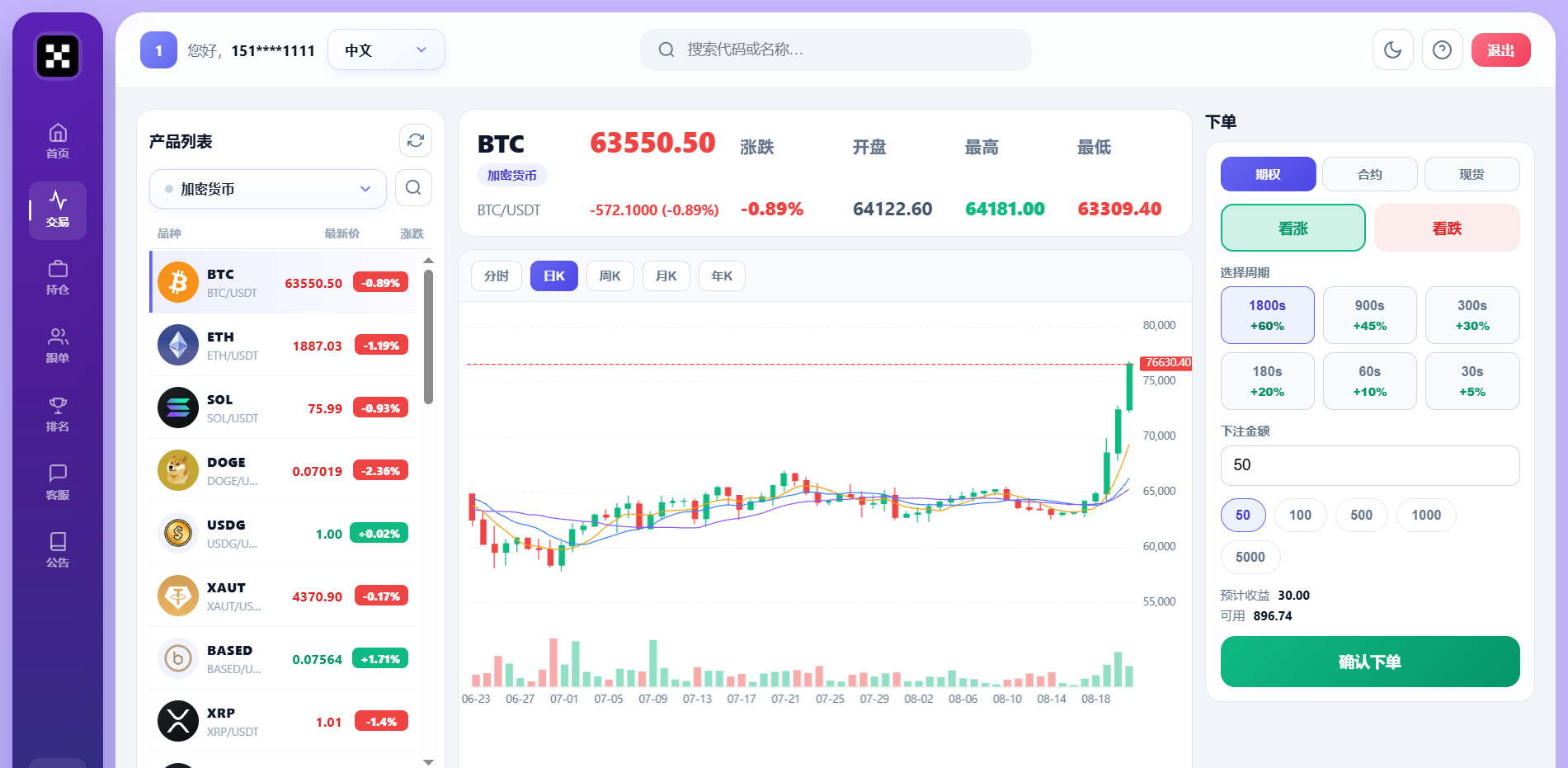 图片[51]-全品类交易所系统源码/前后端分离/支持加密货币、美股、港股、A股、外汇、期货、指数，带多语言和智能跟单-柏辰源码网