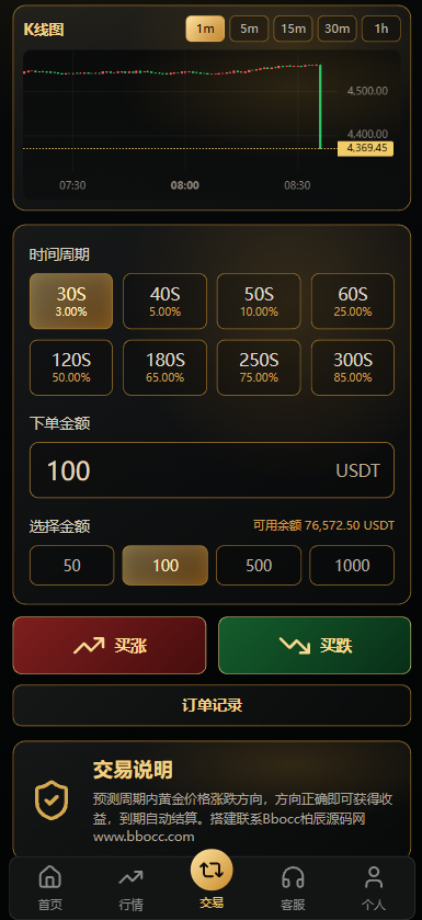 图片[6]-多语言黄金交易系统源码 支持 WAP / App，完整开源-柏辰源码网